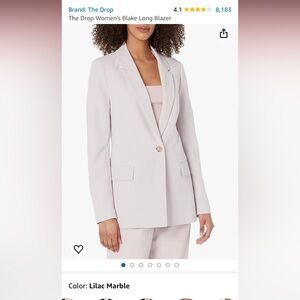 The Drop Lilac Marble Blazer (size small)